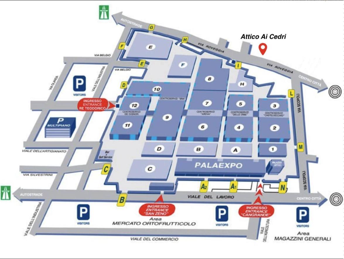 Apartament Attico Ai Cedri Werona Zewnętrze zdjęcie